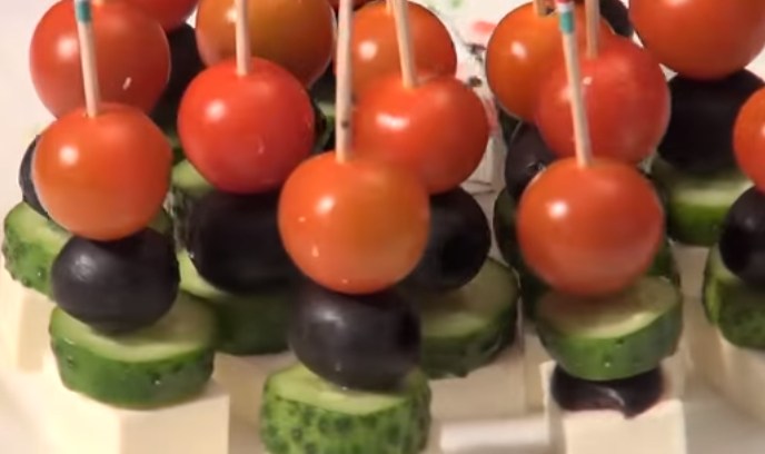 канапе с овощами рецепт пошагово