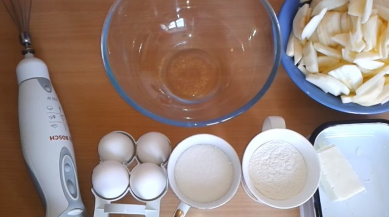 ингредиенты для пирога