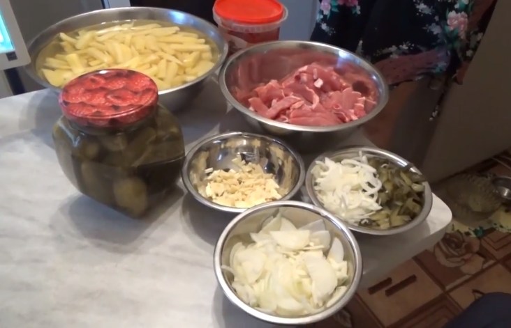 ингредиенты для азу