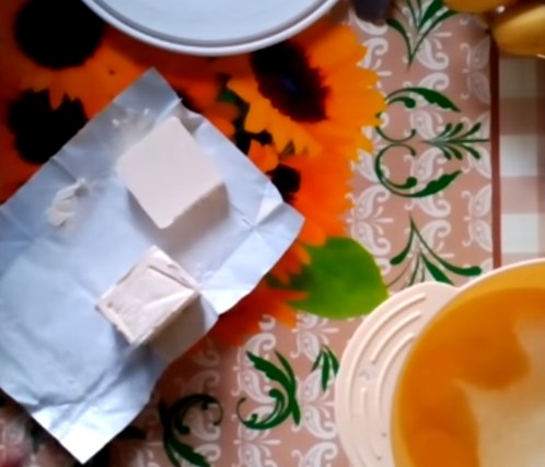 режем масло