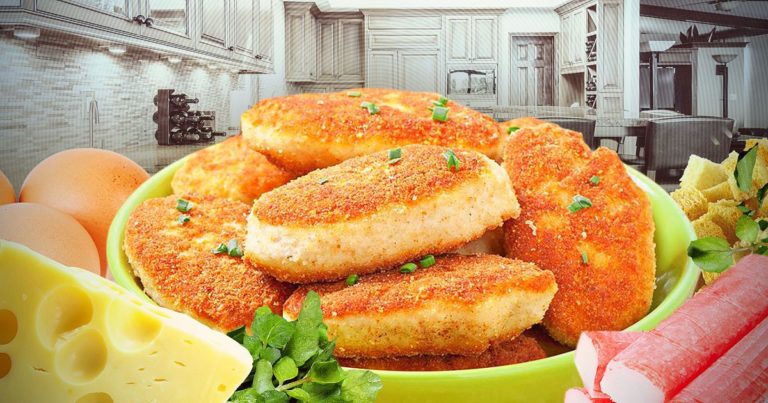 котлеты из крабовых палочек без сыра рецепты с фото простые и вкусные