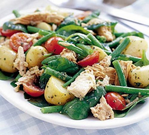 курица со стручковой фасолью