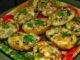 картофель с чесноком и зеленью в духовке