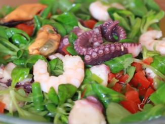 вкусный морской коктейль
